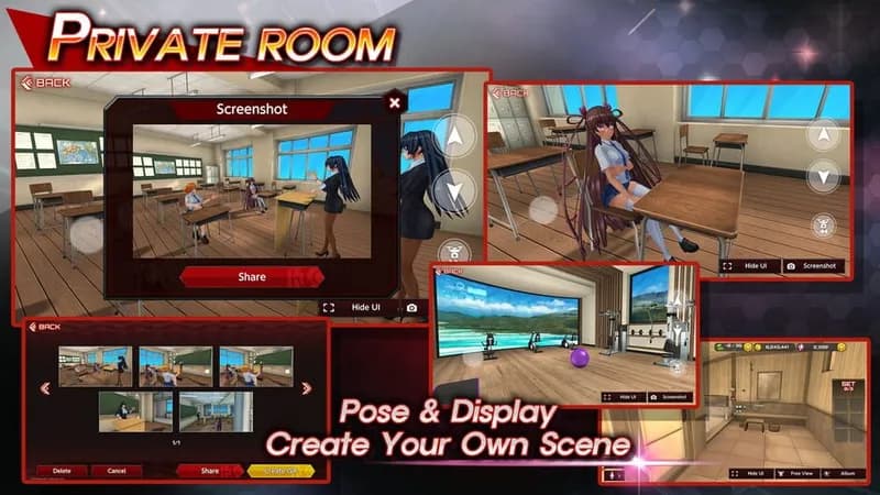 Action Taimanin gameplay screenshot 1