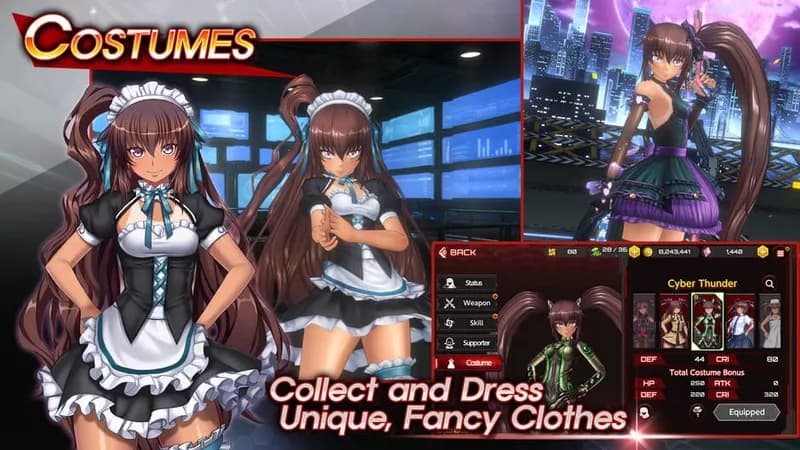 Action Taimanin gameplay screenshot 2