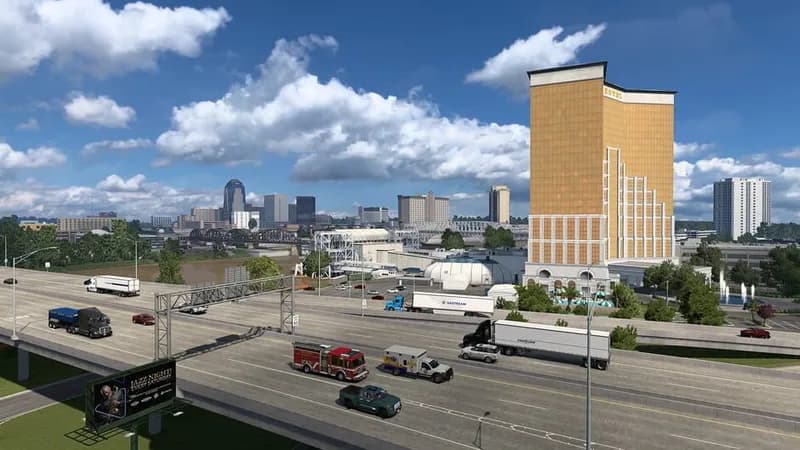 American Truck Simulator - Louisiana gameplay screenshot 1