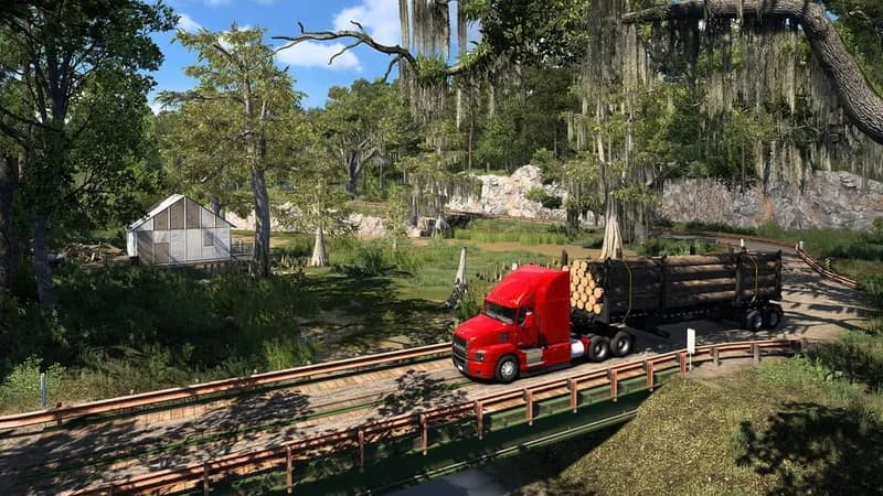 American Truck Simulator - Louisiana gameplay screenshot 3