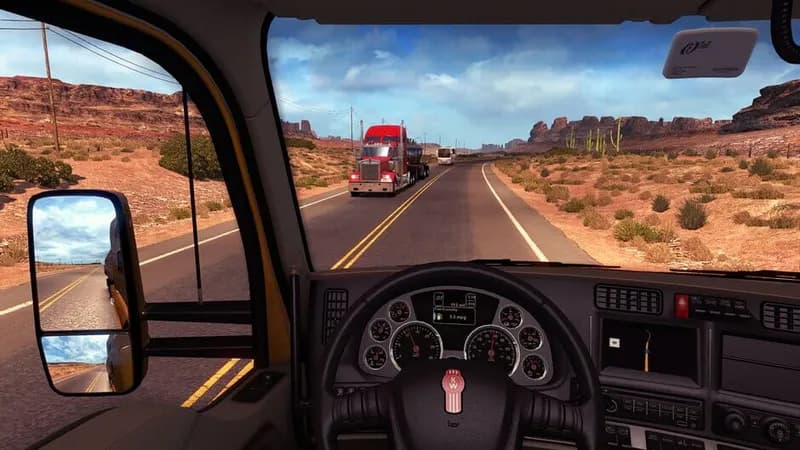 American Truck Simulator gameplay screenshot 2