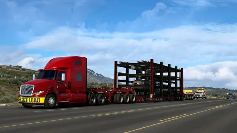 American Truck Simulator - Special Transport gameplay screenshot 2