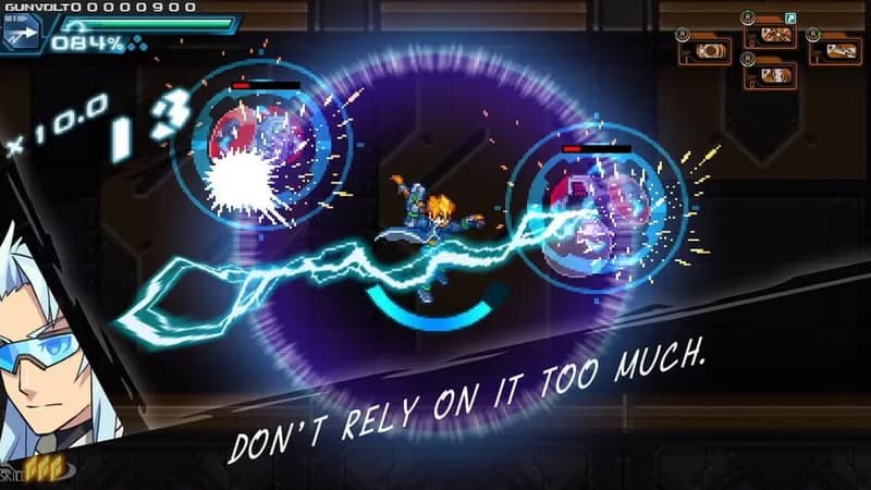 Azure Striker Gunvolt Trilogy Enhanced gameplay screenshot 1