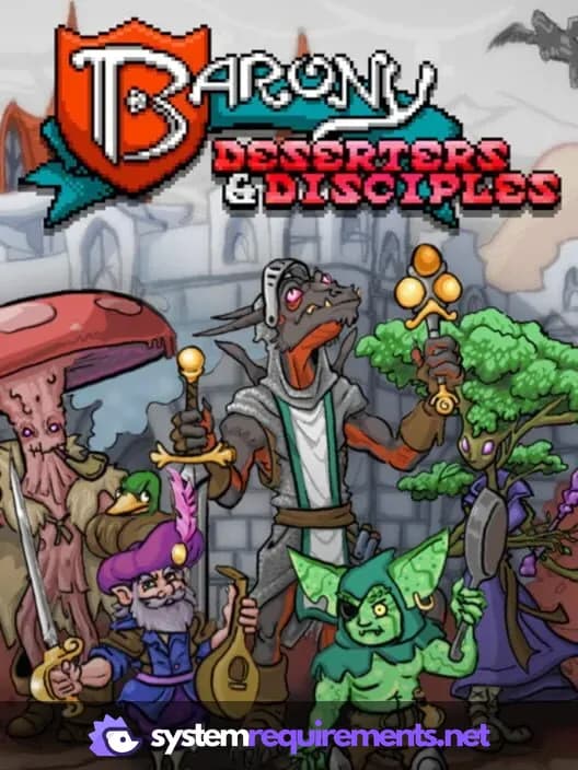 Barony: Deserters & Disciples PC game cover art
