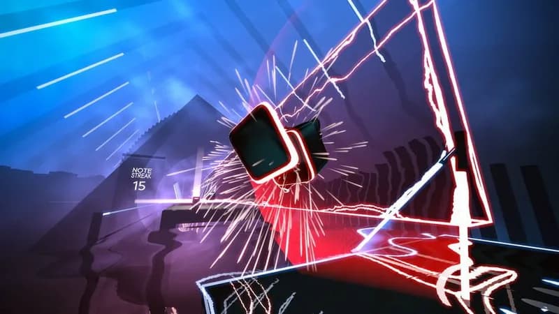 Beat Saber gameplay screenshot 1
