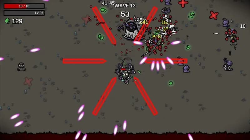 Brotato: Abyssal Terrors gameplay screenshot 1
