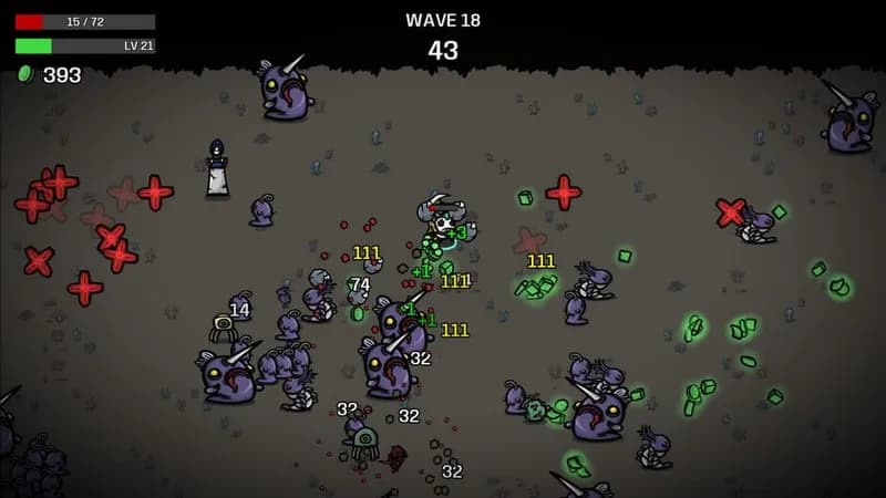 Brotato: Abyssal Terrors gameplay screenshot 3