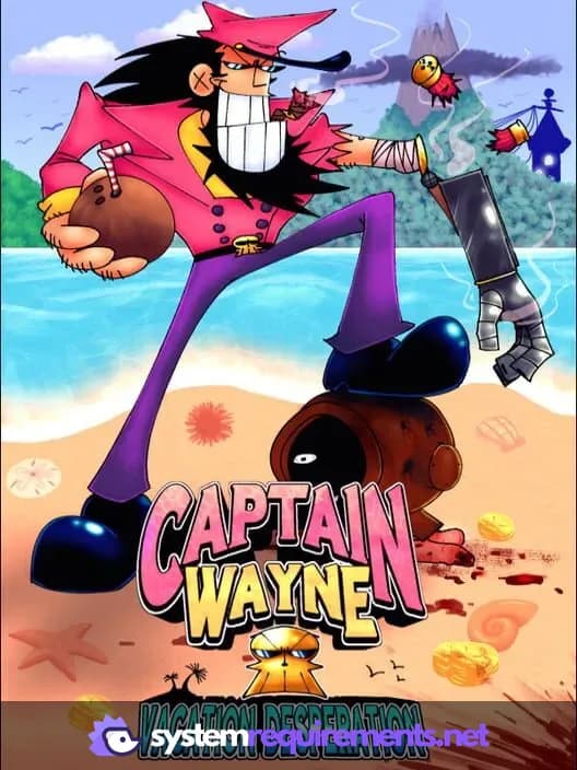 Captain Wayne - Vacation Desperation PC game cover art