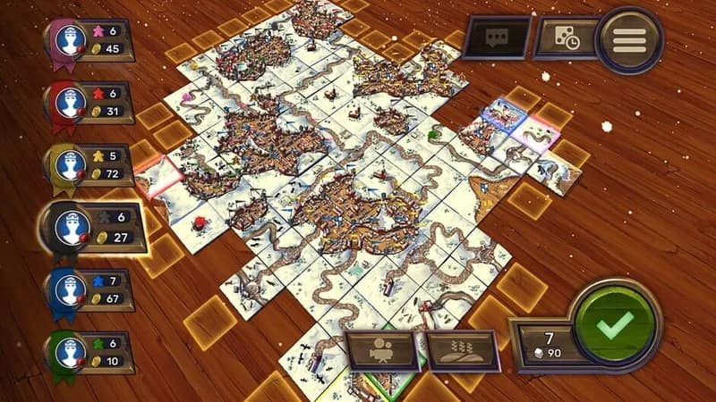 Carcassonne - Winter and Gingerbread Man gameplay screenshot 1