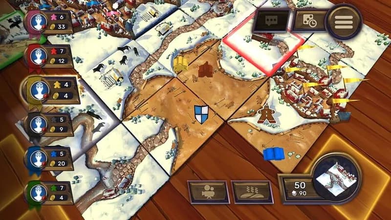 Carcassonne - Winter and Gingerbread Man gameplay screenshot 3