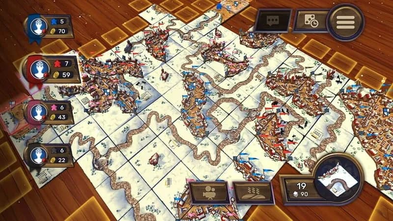 Carcassonne - Winter and Gingerbread Man gameplay screenshot 4