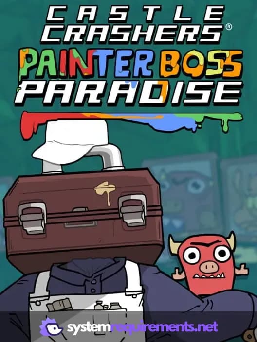 Castle Crashers - Painter Boss Paradise PC game cover art