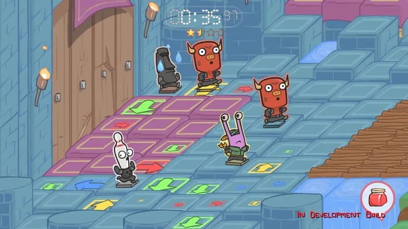 Castle Crashers - Painter Boss Paradise gameplay screenshot 2