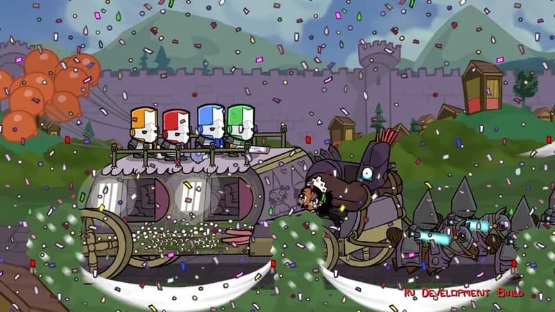 Castle Crashers - Painter Boss Paradise gameplay screenshot 3