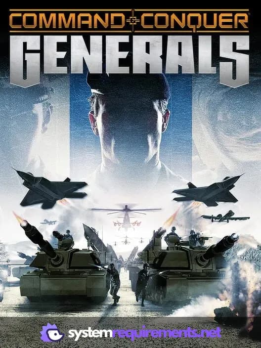 Command & Conquer Generals PC game cover art