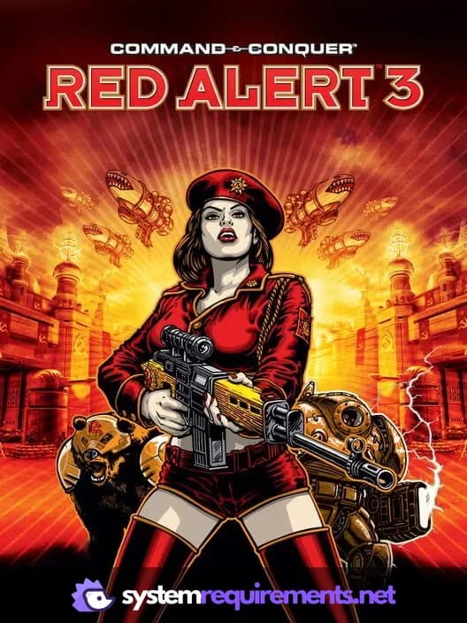 Command & Conquer Red Alert 3 PC game cover art
