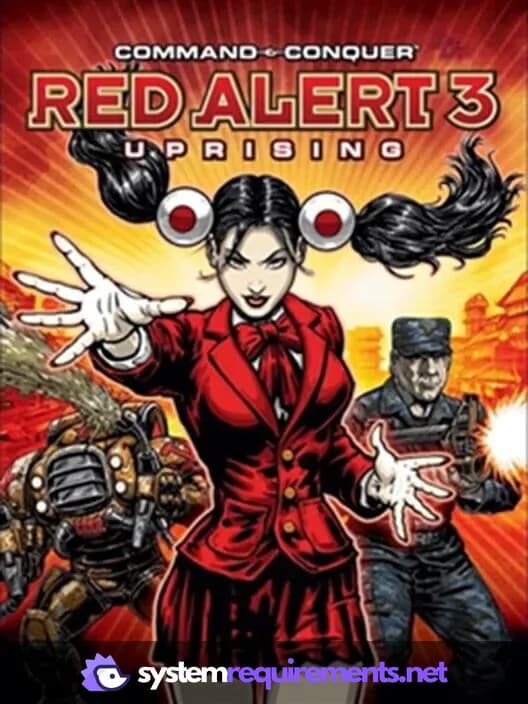 Command & Conquer: Red Alert 3 - Uprising PC game cover art