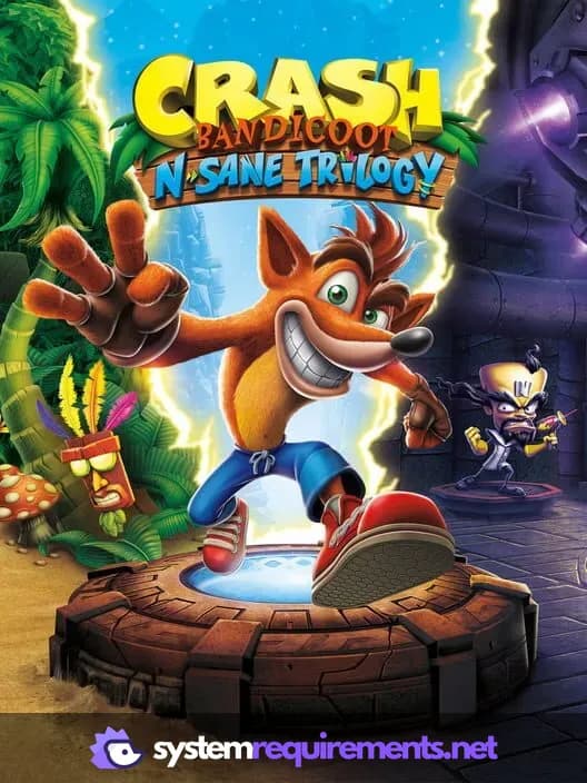 Crash Bandicoot N. Sane Trilogy PC game cover art