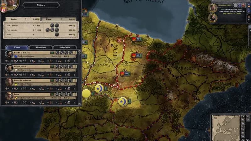 Crusader Kings II gameplay screenshot 4