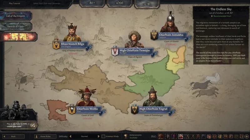 Crusader Kings III: Khans of the Steppe gameplay screenshot 1