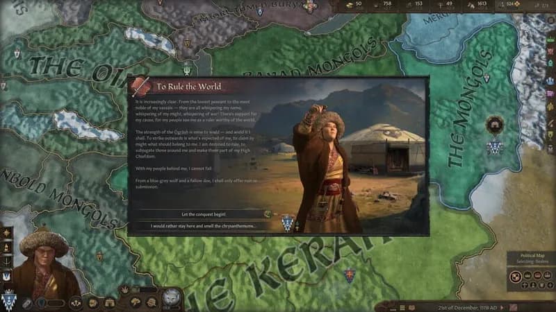 Crusader Kings III: Khans of the Steppe gameplay screenshot 2