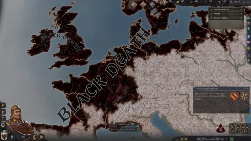 Crusader Kings III: Legends of the Dead gameplay screenshot 1