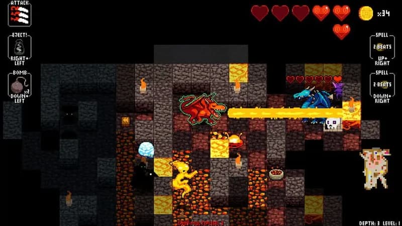 Crypt of the NecroDancer gameplay screenshot 3