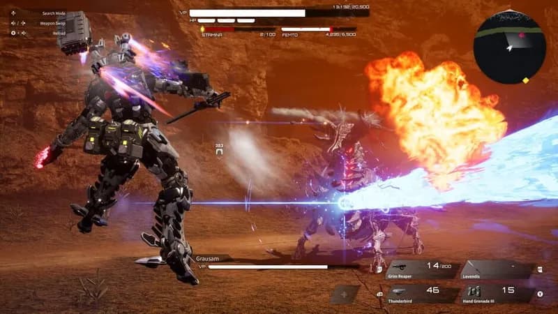 Daemon X Machina: Titanic Scion gameplay screenshot 3