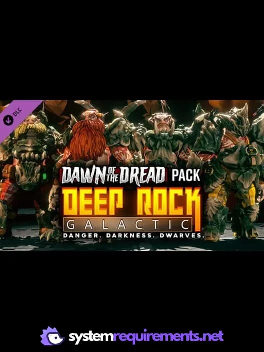 Deep Rock Galactic - Dawn of the Dread Pack cover art - view system requirements