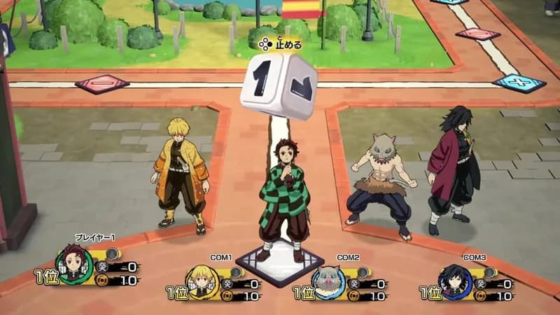 Demon Slayer -Kimetsu no Yaiba- Sweep the Board! gameplay screenshot 2
