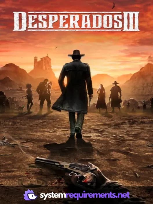 Desperados III PC game cover art