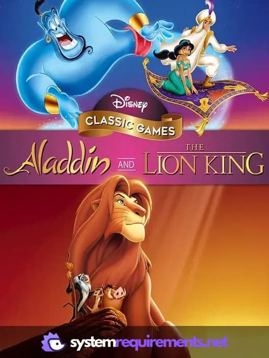 Disney Classic Games: Aladdin and The Lion King cover art - view system requirements