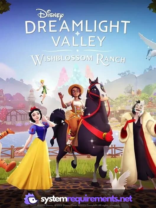 Disney Dreamlight Valley: Wishblossom Ranch cover art - view system requirements
