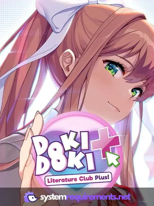 Doki Doki Literature Club Plus! PC game cover art