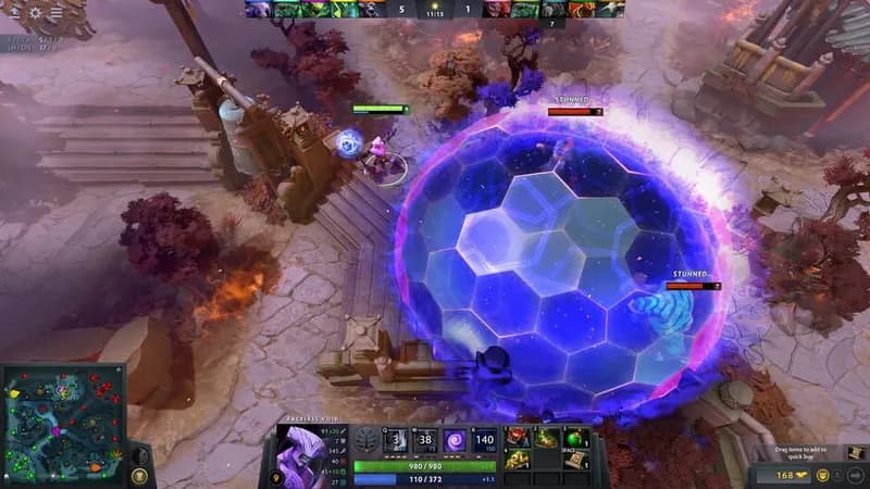Dota 2 gameplay screenshot 1
