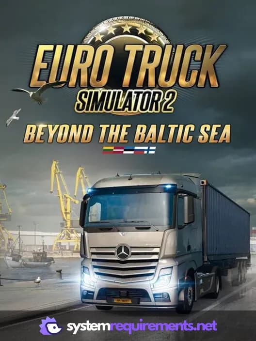 Euro Truck Simulator 2 - Beyond the Baltic Sea PC game cover art
