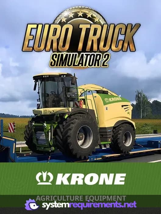 Euro Truck Simulator 2 - KRONE Agriculture Equipment PC game cover art