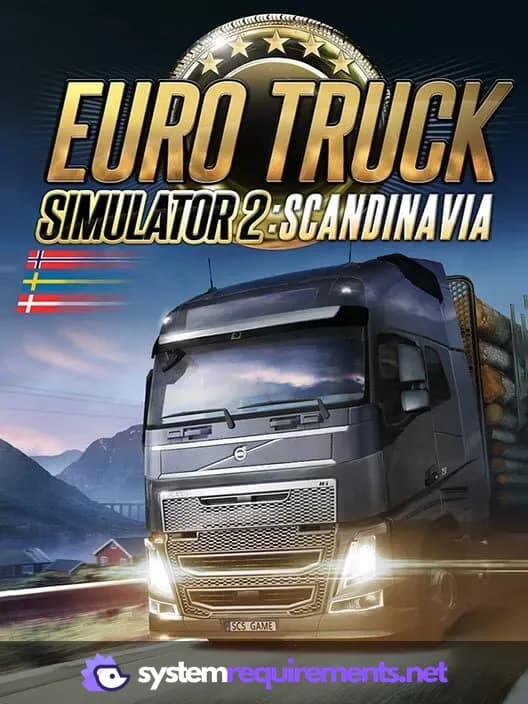 Euro Truck Simulator 2 - Scandinavia cover art - view system requirements