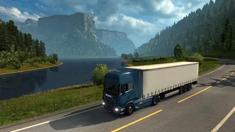 Euro Truck Simulator 2 - Scandinavia gameplay screenshot 1
