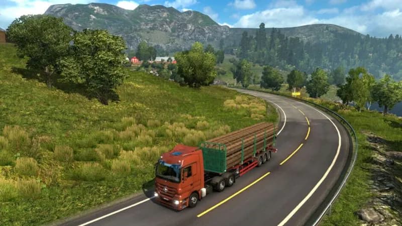Euro Truck Simulator 2 - Scandinavia gameplay screenshot 2