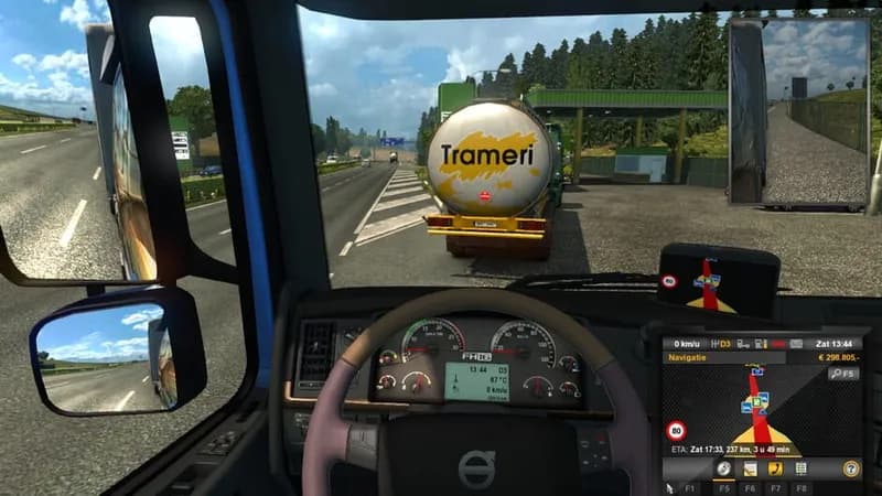 Euro Truck Simulator 2 gameplay screenshot 3