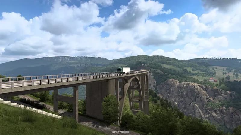 Euro Truck Simulator 2 - West Balkans gameplay screenshot 1
