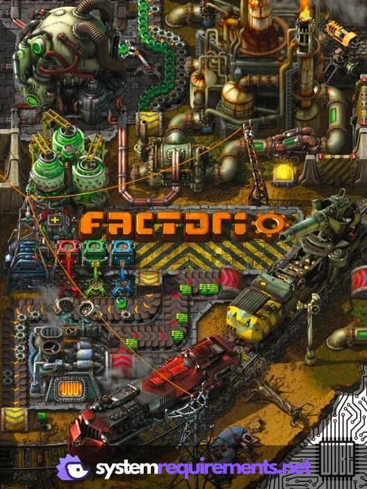 Factorio cover art - view system requirements