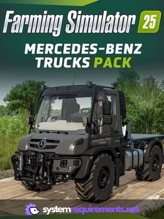 Farming Simulator 25: Mercedes-Benz Trucks Pack PC game cover art