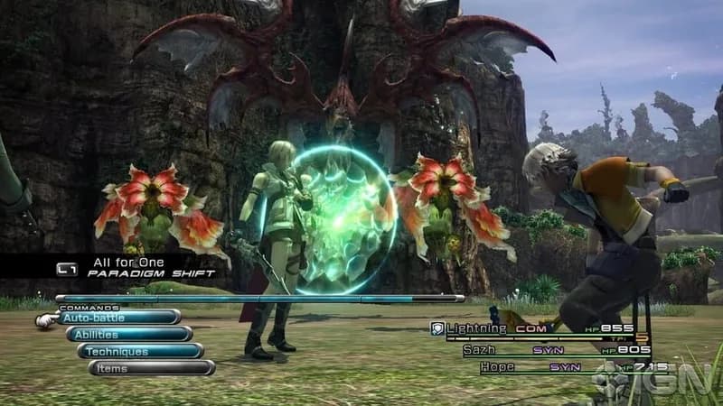 FINAL FANTASY XIII gameplay screenshot 4