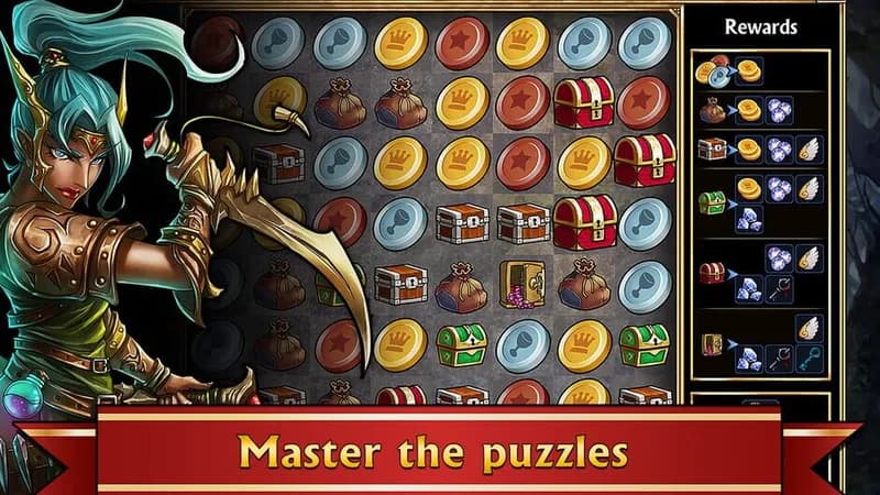 Gems of War - Puzzle RPG gameplay screenshot 2