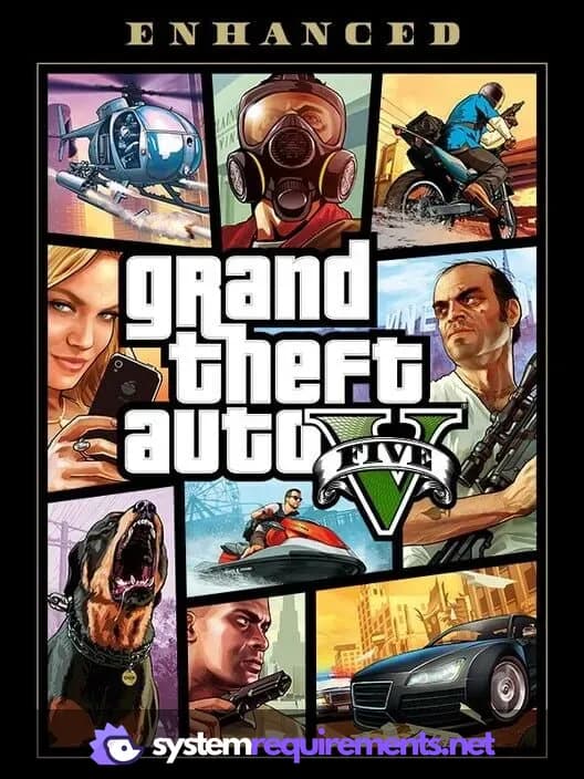 Grand Theft Auto V Enhanced PC game cover art