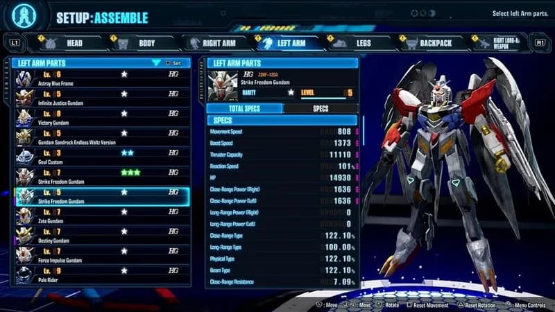 GUNDAM BREAKER 4 gameplay screenshot 2