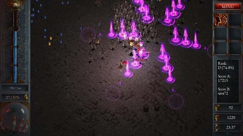 Halls of Torment gameplay screenshot 1