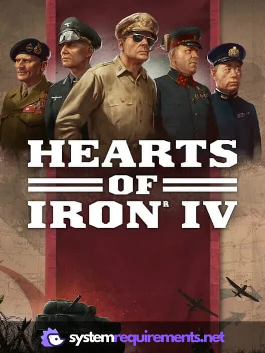 Hearts of Iron IV PC game cover art